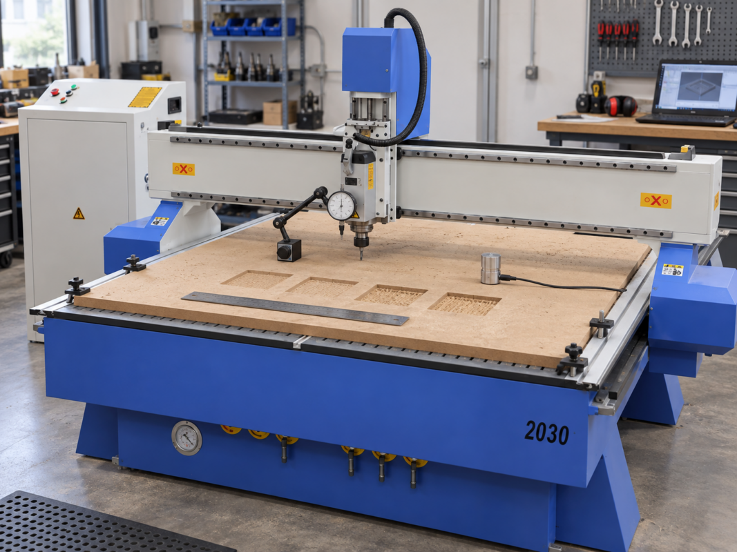 CNC engraving depth inconsistency check with spoilboard, runout and Z-zero setup
